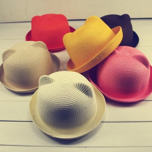 Breathable Summer Straw Hat Baby Accessories - ourcoolkids