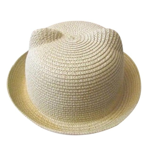 Breathable Summer Straw Hat Baby Accessories - ourcoolkids