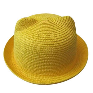 Breathable Summer Straw Hat Baby Accessories - ourcoolkids