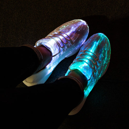 Summer Led Fiber Optic Shoes For Girls Boys - ourcoolkids