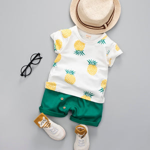 Fashion Cotton  Printed Fruit Suit For Boys - ourcoolkids