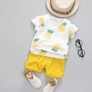 Fashion Cotton  Printed Fruit Suit For Boys - ourcoolkids