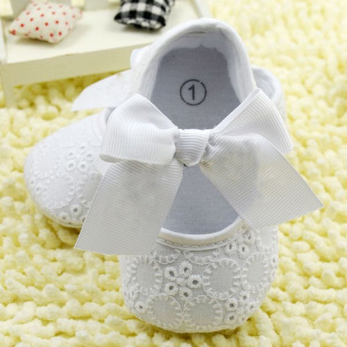 First Walkers  Bowknot Baby Girl Shoes - ourcoolkids