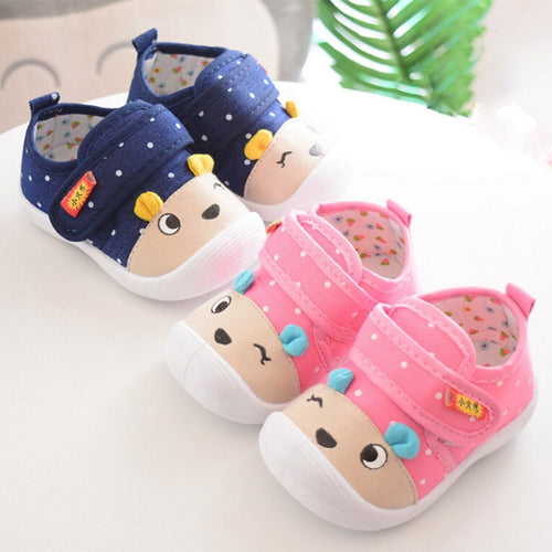 Polka Dot Newborn Cartoon Baby Shoes - ourcoolkids