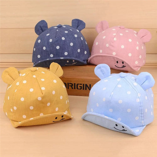 Smiling Face Baseball Baby Hat Accessories - ourcoolkids