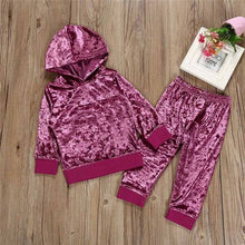 Load image into Gallery viewer, Long Sleeve-o-Neck Girl Clothing Set - ourcoolkids