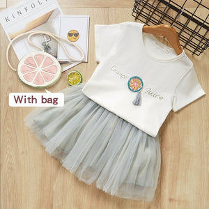 Casual Fashion Baby Girl Clothing Set - ourcoolkids