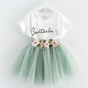 Casual Fashion Baby Girl Clothing Set - ourcoolkids