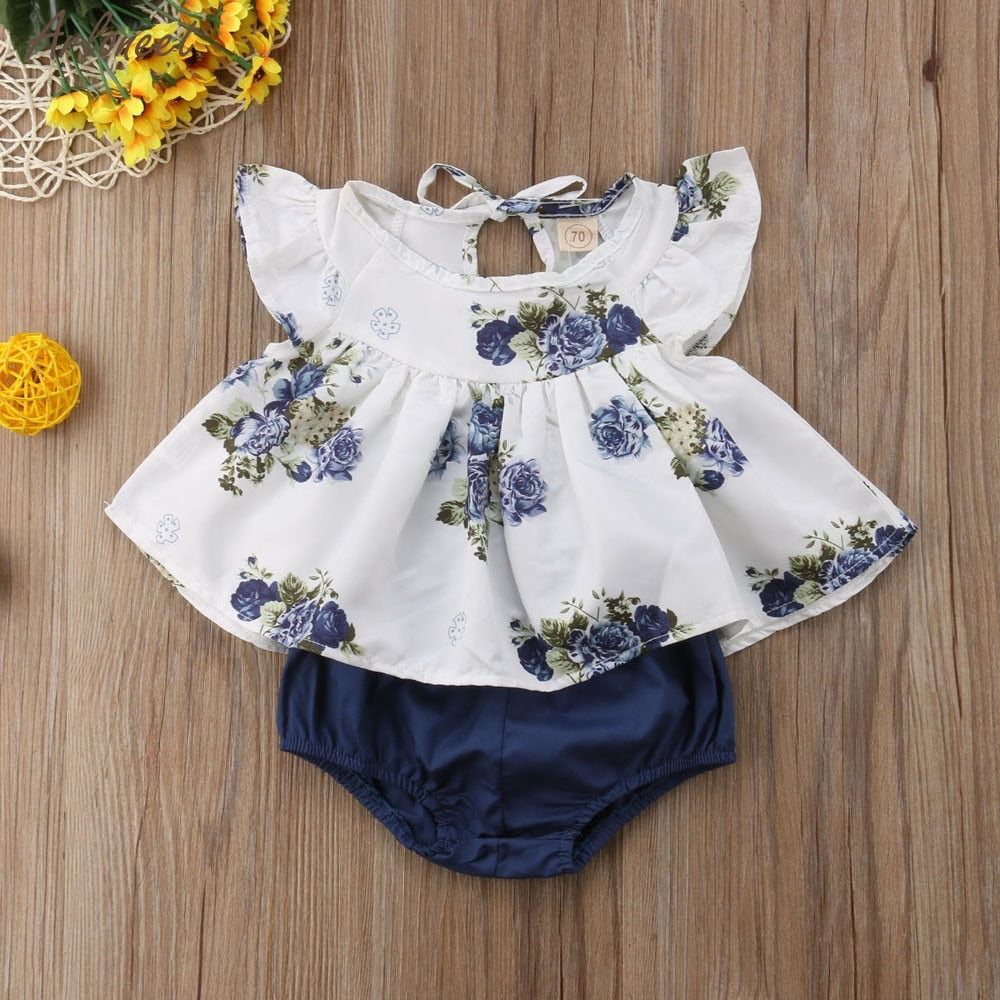 Casual Fashion Baby Girl Clothing Set - ourcoolkids