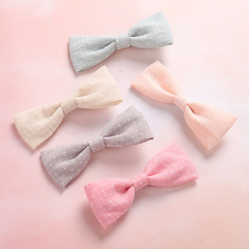 New Cotton Bow Girls Hairpins Accessories - ourcoolkids