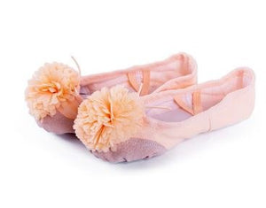 New Children Dancing Flower Soft  Shoes - ourcoolkids