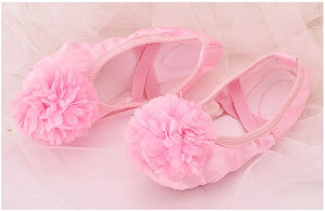 New Children Dancing Flower Soft  Shoes - ourcoolkids