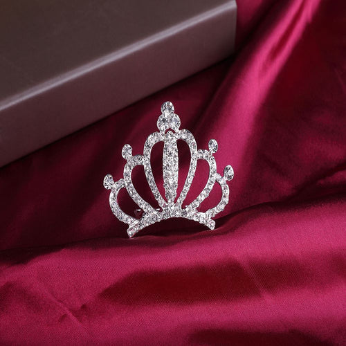 Stunning Crystal Crown Hairclip Accessories - ourcoolkids