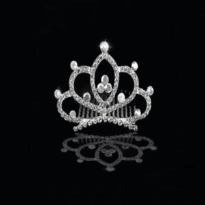 Stunning Crystal Crown Hairclip Accessories - ourcoolkids
