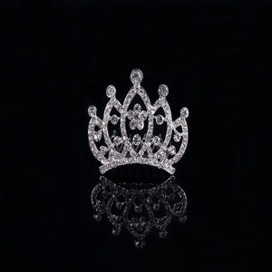 Stunning Crystal Crown Hairclip Accessories - ourcoolkids