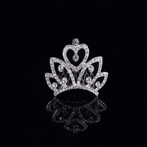 Stunning Crystal Crown Hairclip Accessories - ourcoolkids